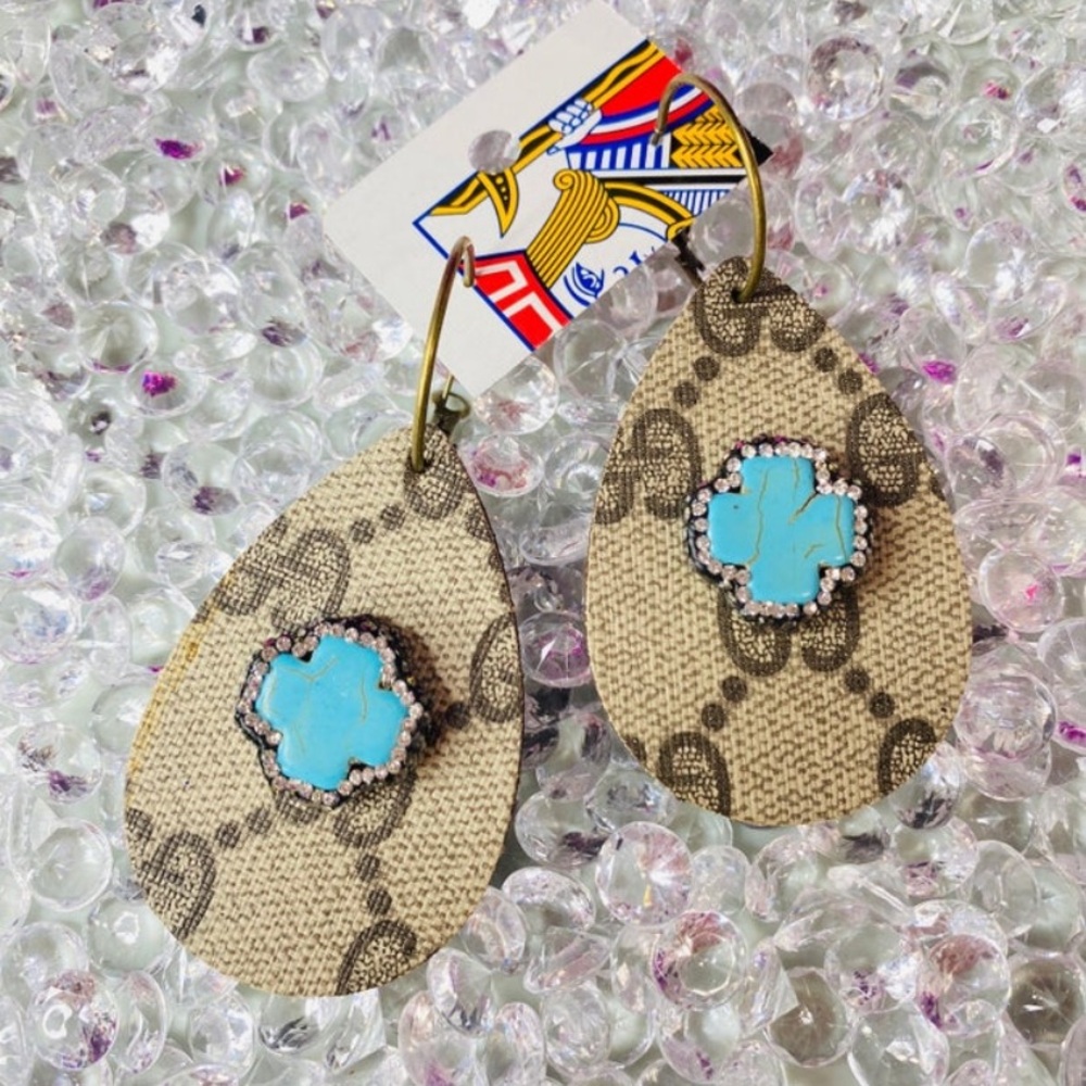 Sandra Ling Upcycled Teardrop Earrings!